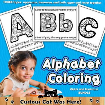 Alphabet coloring pages - letters.